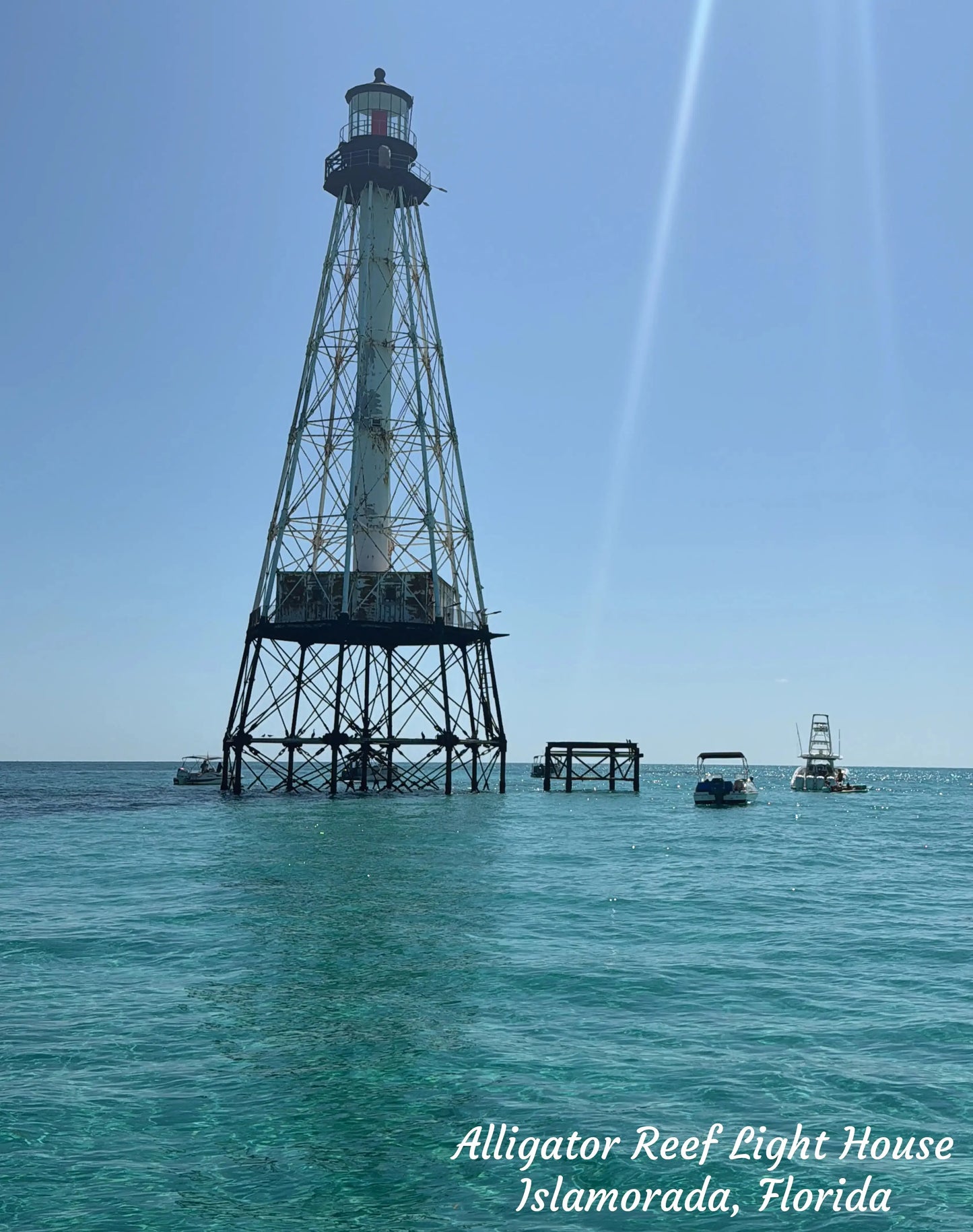 Alligator Reef Lighthouse Print – 14x11 Florida Keys Wall Art