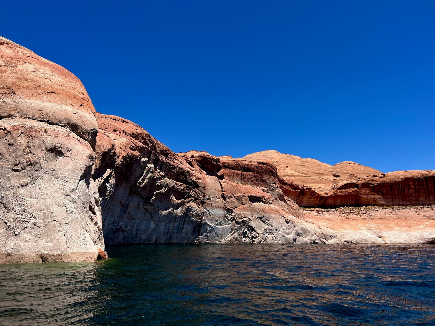 Lake Powell Canyon Walls Wall Art – Glossy Metal Photo Print | Glen Canyon Arizona Red Rock Waterway Décor