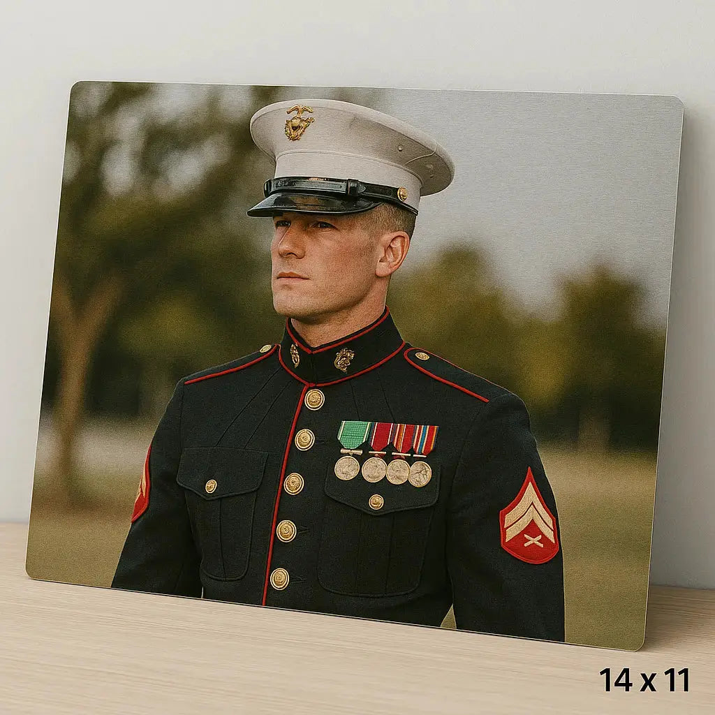 Custom Photo Metal Print – 14x11 Glossy Aluminum Wall Art